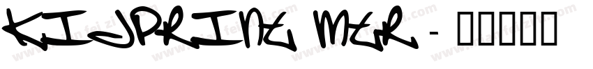 kidprint mtr字体转换